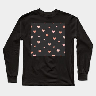 Heart Pattern Long Sleeve T-Shirt